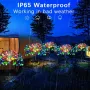 LED Соларна лампа,8 прграми/режима на светлина,водоустойчива IP65, снимка 3
