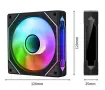 Нови 120 мм ARGB вентилатори Prism IV PRO с Infinity mirror ефект, снимка 6