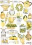 Скрапбук стикери за декорация планер лимони lemonade самозалепващ лист А5 - различни видове, снимка 5