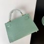 Hermes Kelly Mini light green, снимка 4