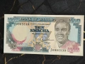 Банкнота - Замбия - 10 квача UNC | 1989г. - 1991г., снимка 1