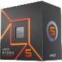 Процесор за компютър AMD CPU Desktop Ryzen 5 6C/12T 7600 5.2GHz Max, 38MB,65W,AM5 SS30503, снимка 1 - Друга електроника - 40503639