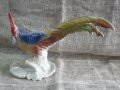 Голяма порцеланова фигура на папагал., снимка 2