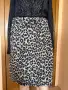 Пола Weekend Max Mara, леопардов принт, размер M, малко L, снимка 2