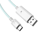 GameSir 3M USB Type-C / Data Transfer / Кабел/ White & Cyan/ Black & Red, снимка 10