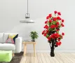 Изкуствено дръвче с червени рози ,1.70 м, снимка 5