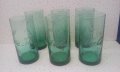 Стъклени чаши Кока Кола, цветни, цилиндри 6 бр, снимка 1 - Колекции - 39434226