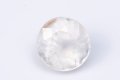 Бял естествен циркон 6.6mm 2.19ct нетретиран интересна флуоресценция, снимка 1 - Други - 42910565