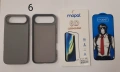 Силиконов калъф 9 € за iPhone 17 AIR + 6D стъклен протектор антистатик, 9Н удароустойчив, фасетиран., снимка 5
