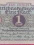 Райх банкнота 1 марка 1920г. Германия перфектна за колекция 28207, снимка 2
