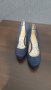Сини токчета, снимка 1 - Дамски елегантни обувки - 27672505