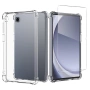 Прозрачен TPU калъф със скрийн протектор от закалено стъкло за Samsung Galaxy Tab A11 Plus / A9 Plus, снимка 1