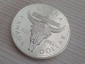 1 сребърен долар 1982 година Канада Елизабет II сребро 2, снимка 2