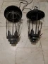 Старинни висящи метални полюлеи 2 бр., снимка 4