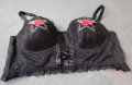 Intimissimi Lingerie 80C луксозен черен дантелен сутиен, снимка 3
