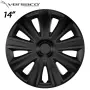 Тасове Versaco Carbon Aviator черни за 14'' джанти, комплект от 4 броя, снимка 2