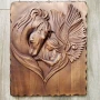 Релефно дървено пано , снимка 6