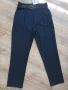 Дамски нов панталон размер 36 с колан тъмносин, снимка 2