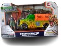 Играчка Камион с динозавър,ловец и светещо оръжие, снимка 1 - Коли, камиони, мотори, писти - 42594960