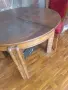 Маса с 6 стола . масивно дърво , снимка 1