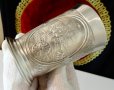Чаша от калай с Орач,Жътва,Ферма. , снимка 1 - Антикварни и старинни предмети - 42752482