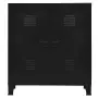 vidaXL Индустриален скрин за съхранение, черен, 90x40x100 cм, стомана, снимка 2