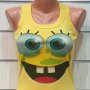 Нов дамски потник с дигитален печат Спондж боб, снимка 3