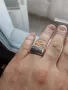 Сребърен мъжки пръстен, снимка 12