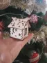 дървени коледни -елхи,фенери,къщички , снимка 10