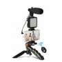Стойка за телефон за ръка, за видео, с микрофон и светкавица Digital One SP00636 ay-49 Video Making , снимка 2