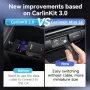 Нов Адаптер за безжичен CarPlay, 5GHz Bluetooth, Plug & Play за кола , снимка 11