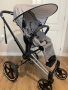 Cybex Priam 3 Platinum Taupe 3 в 1 с черно шаси + кош, дъждобран и подаръци, снимка 6