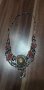 Старинно  колие филигран с икона, снимка 3
