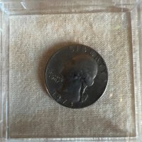 Quarter Dollar 1973 г. Сребърна, снимка 2 - Нумизматика и бонистика - 42604041