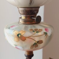 Антикварна газена лампа -19 век., снимка 6 - Антикварни и старинни предмети - 40050782