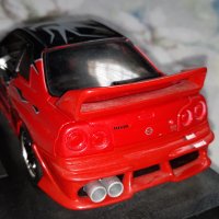 NISSAN SKYLINE GT-R34 NISMO . 1.24   SCALE BURAGO -STREET TUNERS. TOP  RARE  MODEL., снимка 6 - Колекции - 42903622