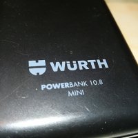 WURTH 10.8 MINI POWER BANK-LI-PO BATTERY 10000mah-GERMANY 1610222007, снимка 2 - Външни батерии - 38350166