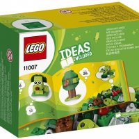 НОВО Lego Classic - Творчески зелени тухлички (11007), снимка 2 - Конструктори - 39496613