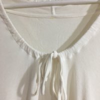 Марков еластичен суичър с качулка и джобове в бяло, снимка 4 - Суичъри - 30569622