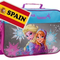 Красива детска чанта за рамо Disney Anna & Elsa с размер на 37x26x6см, снимка 1 - Раници - 36416061