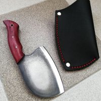 Кухненски сатър ръчно изработен от KD handmade knives ловни ножове, снимка 2 - Круизи - 34118710