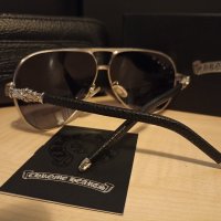 Мъжки оригинални слънчеви очила CHROME HEARTS , снимка 4 - Слънчеви и диоптрични очила - 40445055
