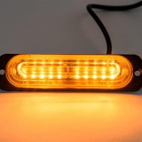 10 LED Аварийна Лампа За Пътна Помощ , Жълта Блиц Мигаща Светлина 12V, снимка 3 - Аксесоари и консумативи - 44392829