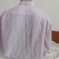 Мъжка риза с къс ръкав от лен Eton® , снимка 3 - Ризи - 25435379