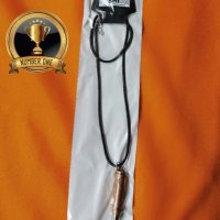 Колие медальон с верижка каишка с форма на патрон куршум патрон от автомат модни бижута за подарък з, снимка 5 - Колиета, медальони, синджири - 38329316