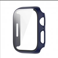 Кейс + Стъклен Протектор за Apple Watch 7 6 5 SE 40 41 44 45mm 3D 5D, снимка 3 - Аксесоари за Apple - 35406990
