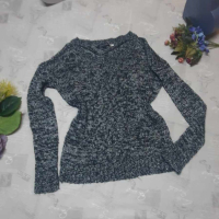 блуза с лъскава нишка ХС / С, снимка 1 - Блузи с дълъг ръкав и пуловери - 44681230