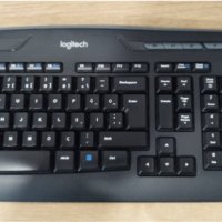 Комплект безжични клавиатура и мишка Logitech k330 с турска подредба., снимка 1 - Клавиатури и мишки - 42468941