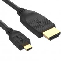 Кабел HDMI M - Micro HDMI M (type D) Екраниран VCom CG587 1.8m Cable HDMI-Micro HDMI, снимка 2 - Кабели и адаптери - 40010368