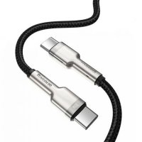 Кабел USB Type C - Type C M/M 2m 100W Baseus CATJK-D01 Черен Cable USB Type-C to Type-C, снимка 2 - USB кабели - 38556166
